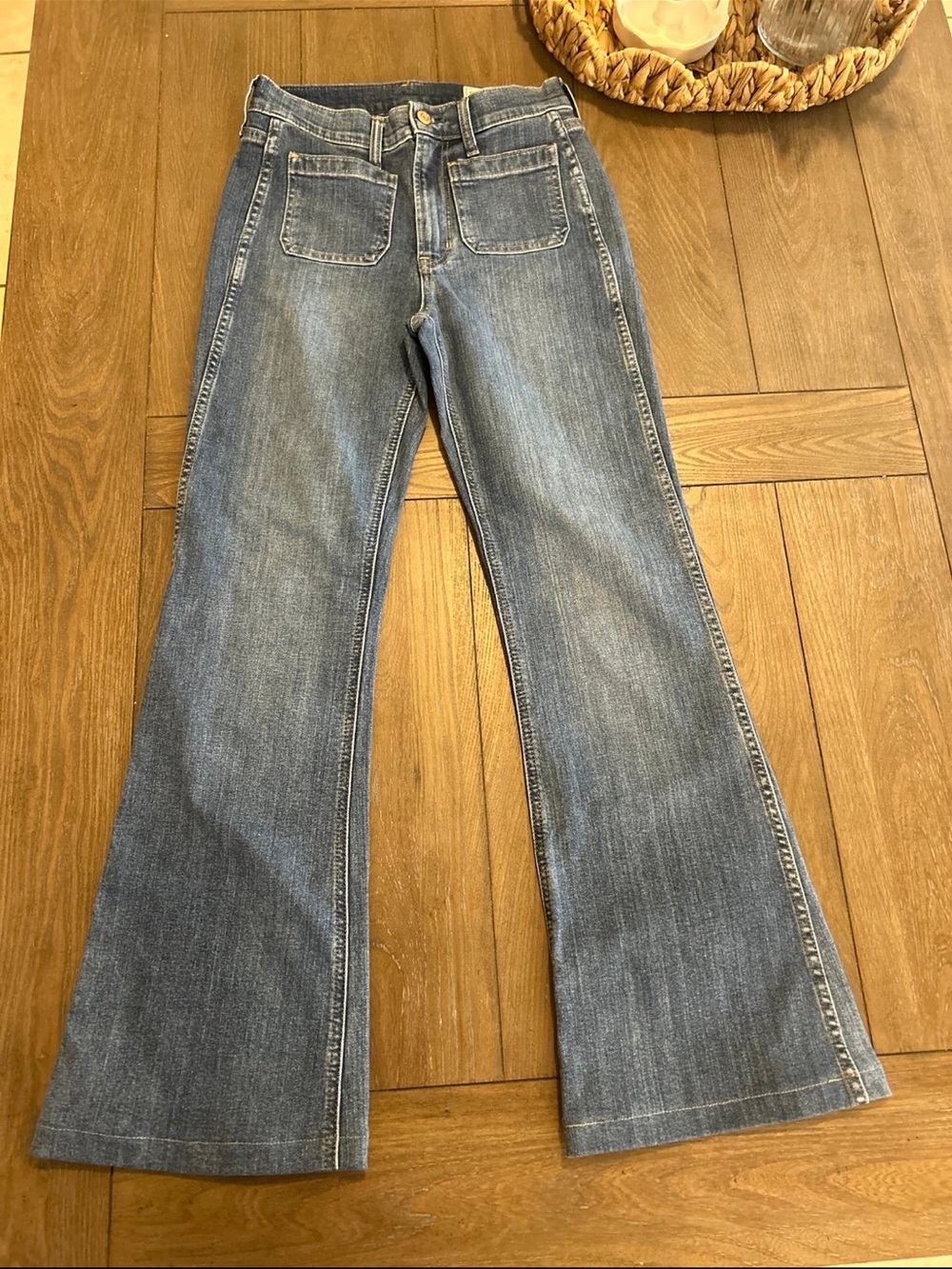 GAP Medium Wash Blue Flare Jeans